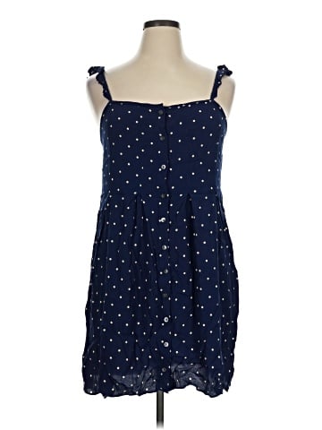 Madewell Ruffle-Strap Button-Front Dress in Polka Dot (view 1)
