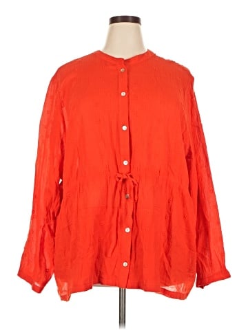 Torrid 3/4 Sleeve Blouse (view 1)