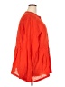 Torrid 100% Cotton Red 3/4 Sleeve Blouse Size 5X Plus (5) - photo 4