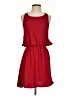 Everly 100% Polyester Solid Red Casual Dress Size S - photo 1