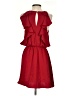 Everly 100% Polyester Solid Red Casual Dress Size S - photo 2