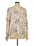Hale Bob Polka Dots Ivory Long Sleeve Blouse Size L - photo 1