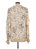 Hale Bob Polka Dots Ivory Long Sleeve Blouse Size L - photo 2