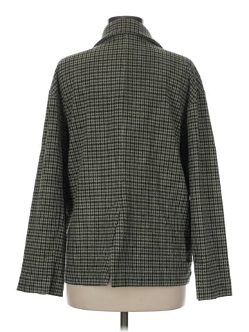 Madewell Oversized Knit Blazer in Houndstooth (view 2)