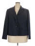 Le Suit 100% Polyester Houndstooth Blue Blazer Size 18 - photo 1