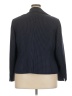 Le Suit 100% Polyester Houndstooth Blue Blazer Size 18 - photo 2