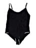 Unbranded Chevron-herringbone Black One Piece Swimsuit Size XL - photo 1