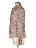 Starington Animal Print Brown Long Sleeve Blouse Size 12 - photo 5