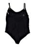 Unbranded Chevron-herringbone Black One Piece Swimsuit Size XL - photo 2