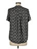 DR2 100% Polyester Black Short Sleeve Blouse Size M - photo 2