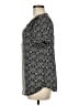 DR2 100% Polyester Black Short Sleeve Blouse Size M - photo 5