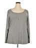 Torrid Gray Long Sleeve Top Size 4X Plus (4) - photo 1