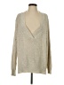 Silence and Noise Metallic Tan Pullover Sweater Size S - photo 1