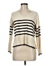 Vero Moda Stripes Ivory Pullover Sweater Size M (petite) - photo 1
