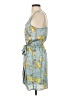 Collective Concepts 100% Polyester Floral Blue Casual Dress Size S - photo 5