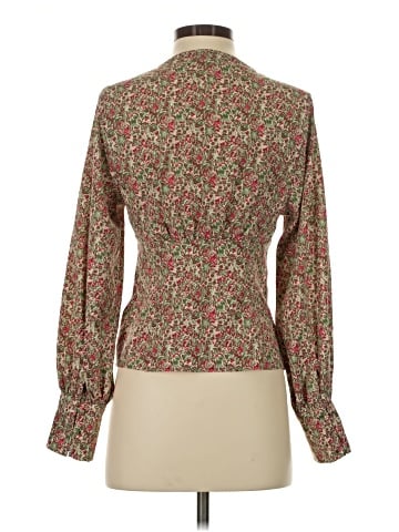 Topshop Long Sleeve Blouse (view 2)