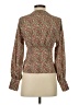Topshop 100% Polyester Brown Long Sleeve Blouse Size 4 - photo 2