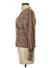 Topshop 100% Polyester Brown Long Sleeve Blouse Size 4 - photo 5