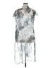 Vince Camuto 100% Polyester Silver Swimsuit Cover Up Size XL - photo 2