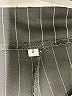 Unbranded 100% Polyester Stripes Gray Dress Pants Size S - photo 7