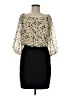Gabby Skye 100% Polyester Polka Dots Black Cocktail Dress Size 6 - photo 1