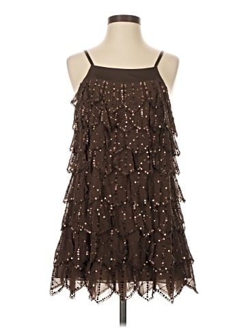 BCBGMAXAZRIA Sleeveless Silk Top (view 1)