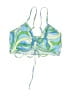 Unbranded Print Blue Swimsuit Top Size M - photo 1
