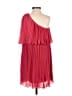 BCBGeneration 100% Polyester Solid Red Sleeveless Top Size XXS - photo 2