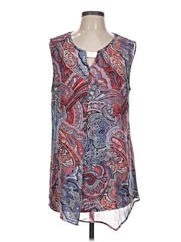 JM Collection Sleeveless Blouse (view 1)
