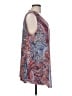 JM Collection Blue Sleeveless Blouse Size L - photo 4