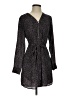 Express Outlet 100% Polyester Animal Print Black Casual Dress Size XS - photo 1