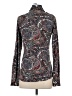 BCBGMAXAZRIA Paisley Black Long Sleeve Blouse Size S - photo 2