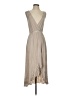 Apt. 9 Stripes Tan Casual Dress Size XS - photo 1