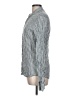 Capri 100% Linen Houndstooth Gray Long Sleeve Blouse Size L - photo 5