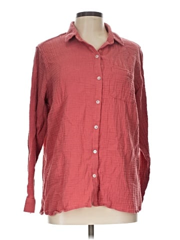 Jessica Simpson Long Sleeve Button-Down Shirt (view 1)