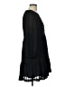 Madewell Solid Black Casual Dress Size 10 - photo 4