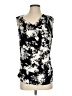 Badgley Mischka Black Sleeveless Blouse Size S - photo 1