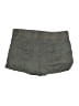 Maurices Solid Green Gray Khaki Shorts Size XL - photo 2