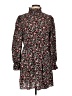 Shein 100% Polyester Floral Black Casual Dress Size L - photo 1