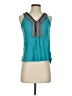Akemi + Kin Teal Sleeveless Blouse Size XS - photo 1