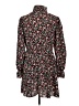 Shein 100% Polyester Floral Black Casual Dress Size L - photo 2