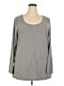 Torrid Gray Long Sleeve Top Size 4X Plus (4) - photo 1