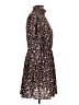 Shein 100% Polyester Floral Black Casual Dress Size L - photo 4
