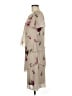 R&M Richards 100% Polyester Floral Green Tan Casual Dress Size 8 - photo 5