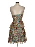 Jodi Kristopher 100% Polyester Floral Multi Color Green Cocktail Dress Size 3 - photo 2