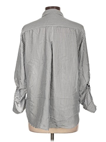 Velvet Heart 3/4 Sleeve Button-Down Shirt (view 2)