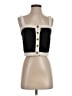 Aqua 100% Polyester Black Sleeveless Top Size XS - photo 1