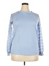 Unbranded Blue Long Sleeve Blouse Size 2X - photo 1