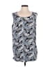 Diane von Furstenberg Blue Sleeveless Blouse Size S - photo 1