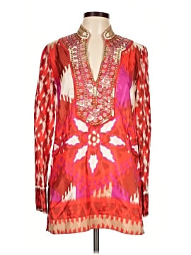 Tory Burch Long Sleeve Silk Top